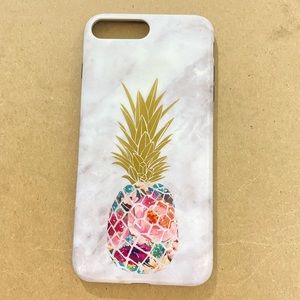 Marble Pineapple iPhone Phone Case